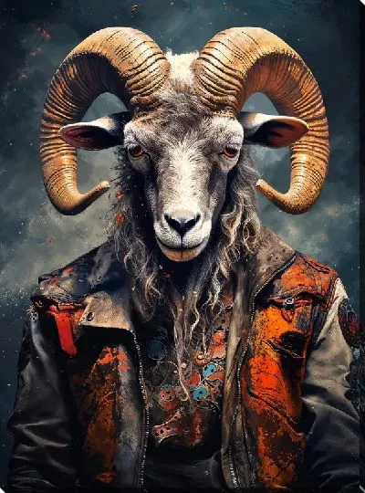 Картина маслом Баран №78
