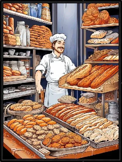 Картина Выпечка и хлеб №2