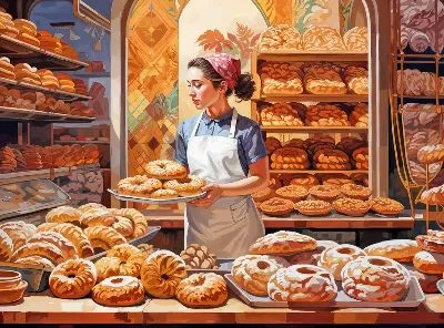 Плакат Выпечка №10