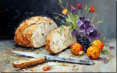 Картина маслом Хлеб №131