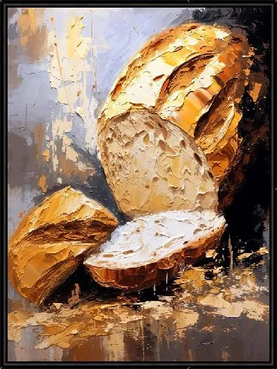 Картина Хлеб в стиле арт