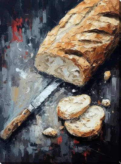 Картина маслом Хлеб №20