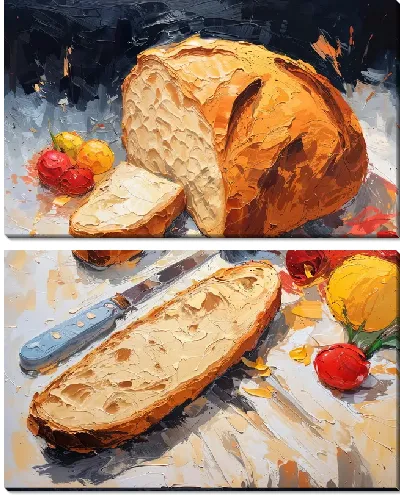 Модульная картина Хлеб №21