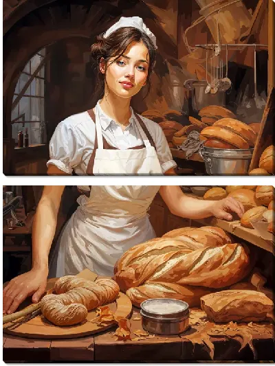 Модульная картина Выпечка №27