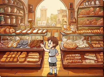 Картина маслом Выпечка №32