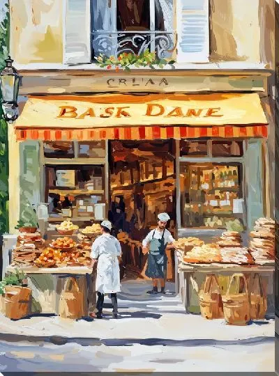 Картина маслом Выпечка №36