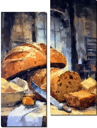 Модульная картина Хлеб №38