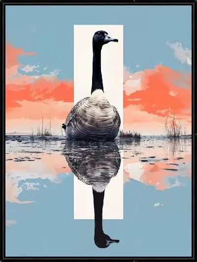 Картина Черный лебедь