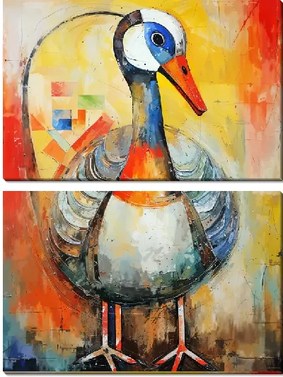 Модульная картина Гусь №5