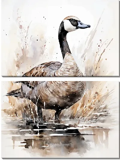 Модульная картина Гусь №6
