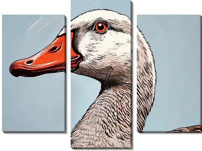 Модульная картина Гусь №13