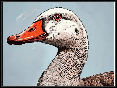 Картина Гусь №13