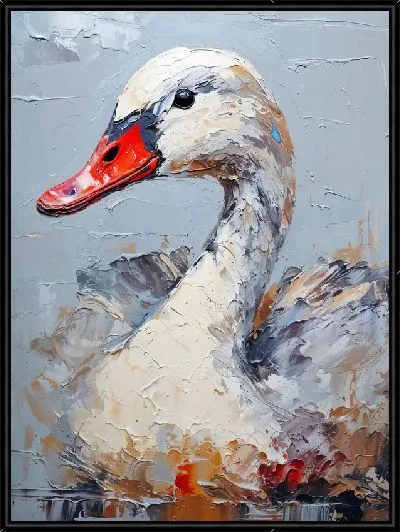 Картина Лебедь №14
