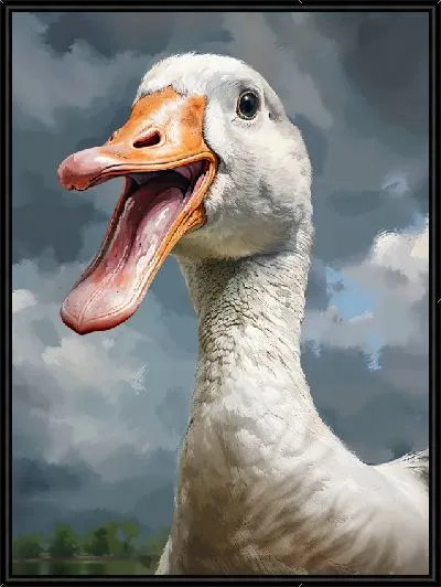 Картина Улыбающийся гусь