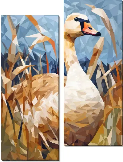 Модульная картина Гусь №19