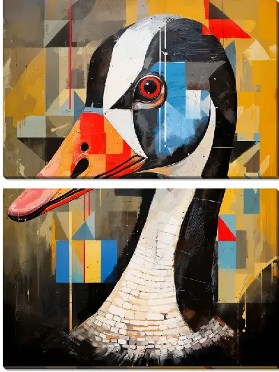 Модульная картина Гусь №23