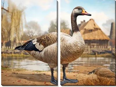 Модульная картина Гусь №30