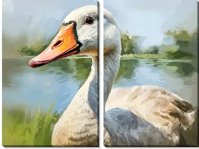 Модульная картина Гусь №31