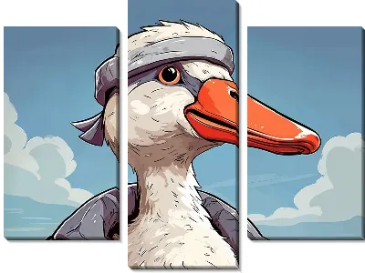 Модульная картина Гусь №32