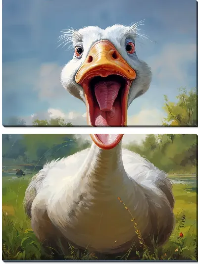 Модульная картина Гусь №33