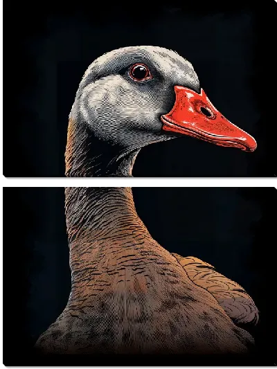 Модульная картина Гусь №34