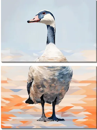 Модульная картина Гусь №35