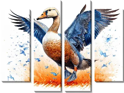 Модульная картина Гусь №37