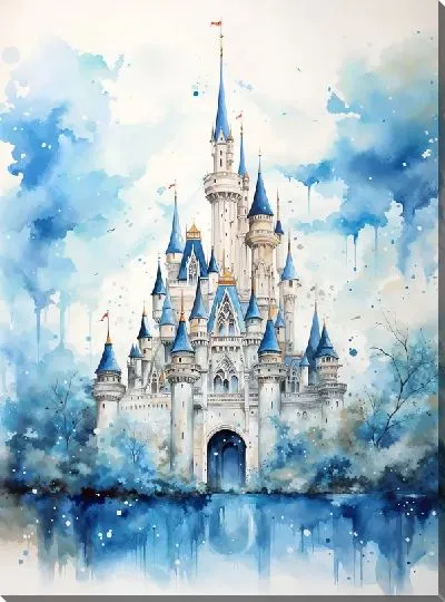 Картина маслом Сказочный замок №31