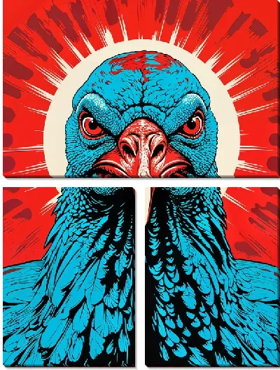 Модульная картина Индейка №10