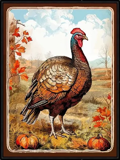 Картина Индейка №11