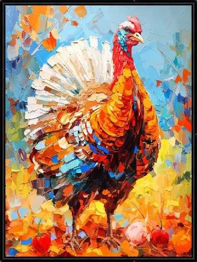 Картина Индейка №13