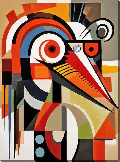 Картина маслом Индейка №15