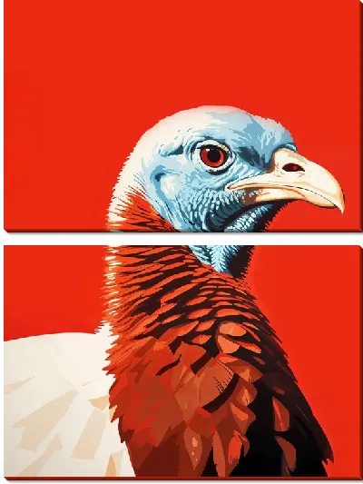 Модульная картина Индейка №16