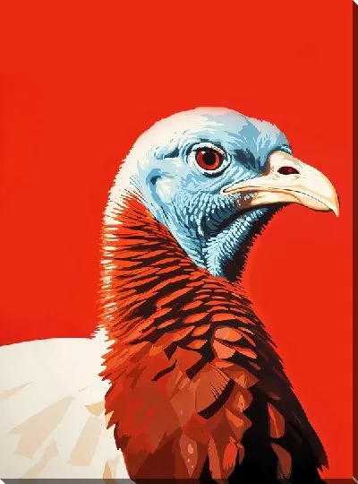 Картина маслом Индейка №16