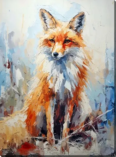 Картина маслом Лиса №13