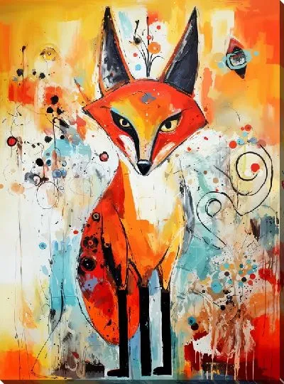 Постер Рыжая лиса