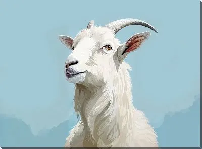 Картина маслом Козёл №1