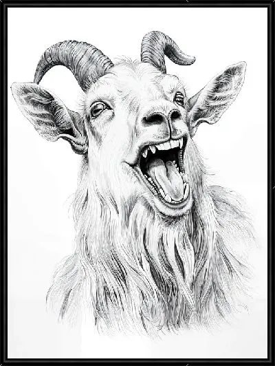 Картина Козёл №8