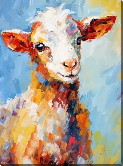 Картина маслом Козёл №11