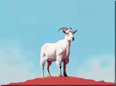 Картина маслом Козёл №27