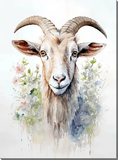 Картина маслом Козёл №29