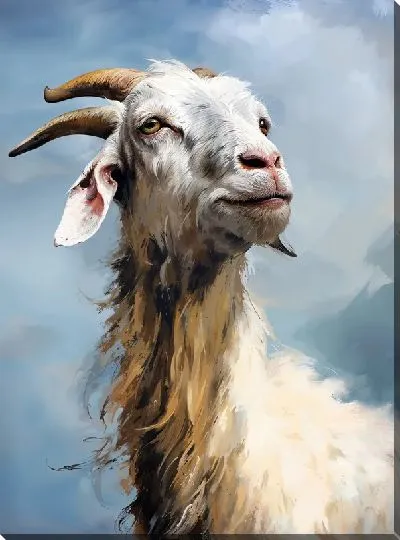Картина маслом Козёл №31