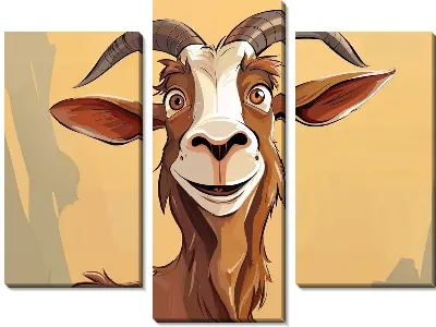 Модульная картина Козлик