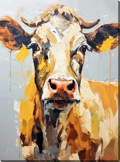Картина маслом Корова №53