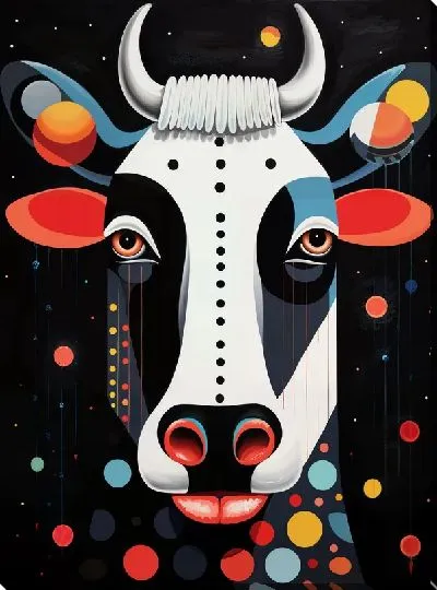 Картина маслом Корова №55