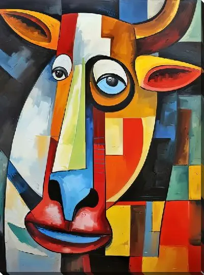 Картина маслом Корова №58