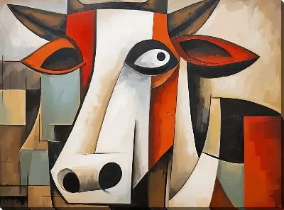 Картина маслом Корова №66
