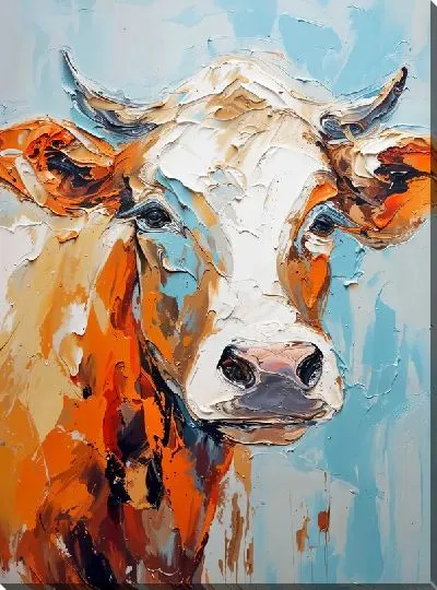 Картина маслом Корова №74
