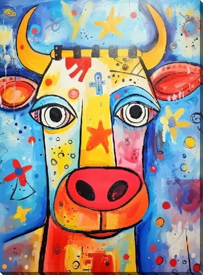 Картина маслом Корова №77