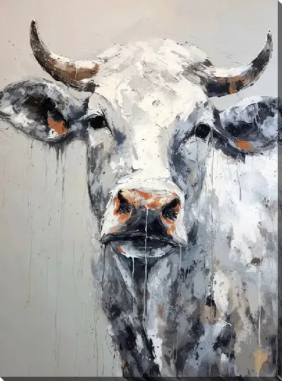 Картина маслом Корова №78
